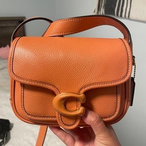COACH TABBY MESSENGER IN FADED ORANGE SMALL SIZE